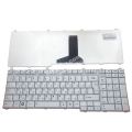 Клавиатура для Toshiba Qosmio F60, G50, X300, Satellite A500 (9J.N9282.A0R, K000077530, белая)