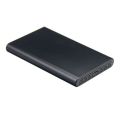 Внешний корпус, бокс для 2.5'' жесткого диска, USB3.0, HDD External Case, Mobile Rack, алюминиевый, черный, скругленный