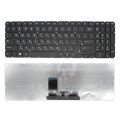 Клавиатура для Toshiba Satellite L50D, L55, L50T-B (MP-13R83US-920, AEBLIU00010), маленький Enter, без рамки