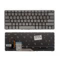 Клавиатура для HP Spectre X360 13t-4000 13-4000ur MP-13J73USJ920 806500-001, темно-серая