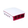 Красно-белый пластиковый ABS корпус для Raspberry PI 4B, без отверстия для вентилятора
