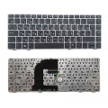 Клавиатура для HP ProBook 8470P, 8460P, 6470, 6470B, 6460B, 6465B, 6475B, 8460, 8470 (635769-251), со стиком, серая рамка