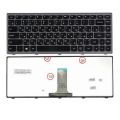 Клавиатура для Lenovo IdeaPad FLEX-14, 14D (T5E1-RU, 25-213957, серая)
