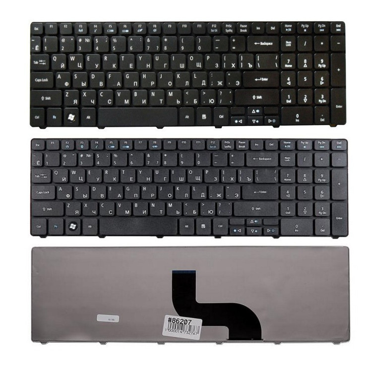 Клавиатура для Acer Aspire 5742G, 5750, 5750G, 5560, 5560G, MP-09B23SU-6983, NSK-ALC0R
