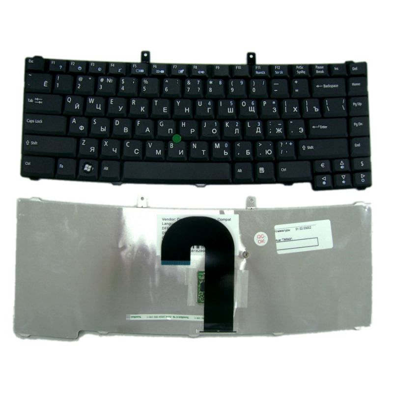 Клавиатура для Acer Travelmate 6410, 6452, 6460, 6490, 6492, 6592 (9J.N8882.C0R, NSK-AGC0R)