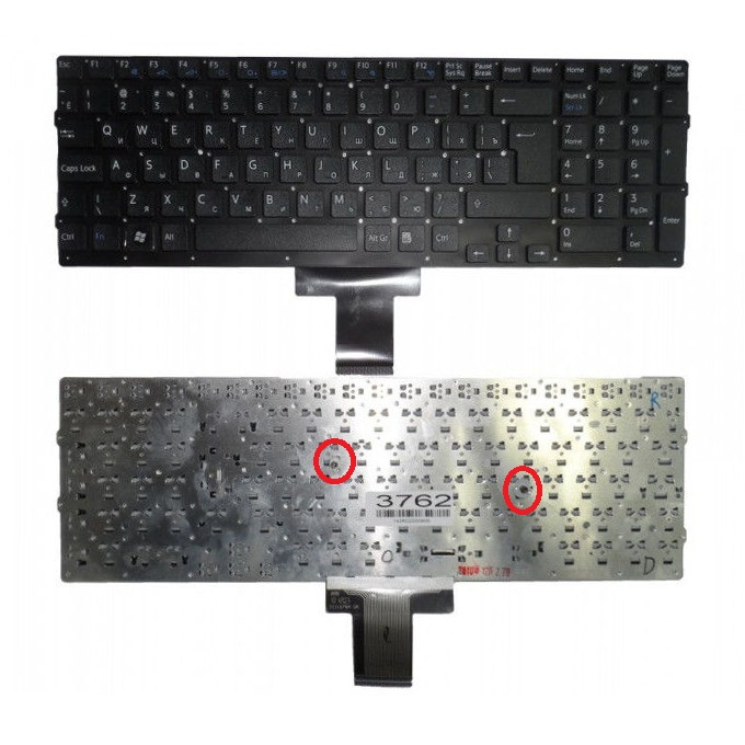 Клавиатура для Sony Vaio VPCEB1E1R, PCG-71211 (S1031000274, V111678A, черная, без рамки)