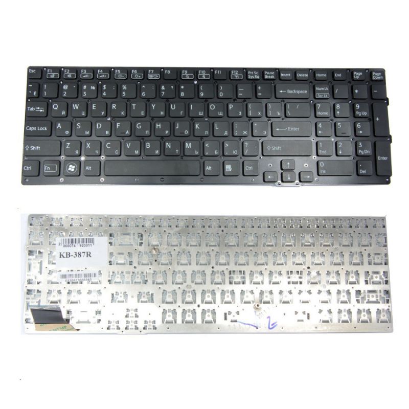 Клавиатура для Sony Vaio VPC-SE, VPCSE, VPCSE1X1R (9Z.N6CBF.20R, 148986151)
