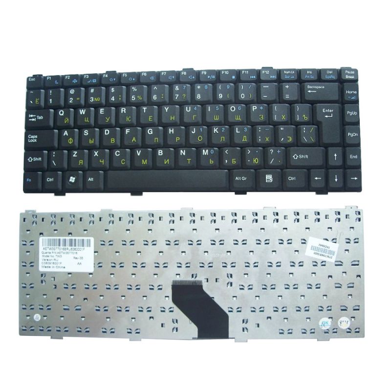 Клавиатура для Dell Inspiron 1425, 1427 (AETW3ST7016)