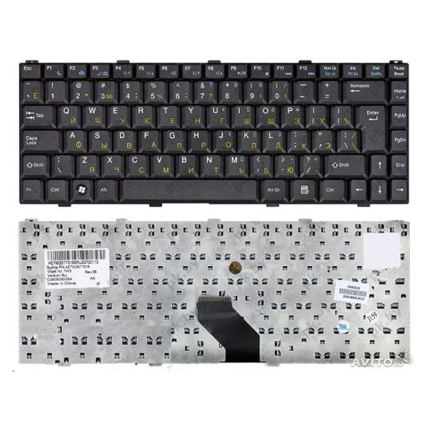 Клавиатура для Asus S62J, R55, V550 (AETW3ST7016, AESW1ST7017)