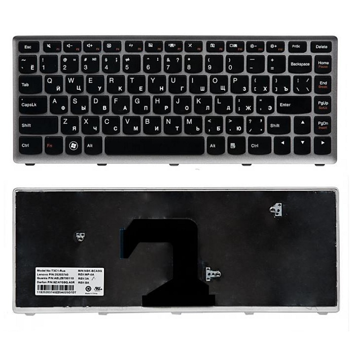 Клавиатура для Lenovo U410 (9Z.N7GSQ.A0R, AELZ8700110)