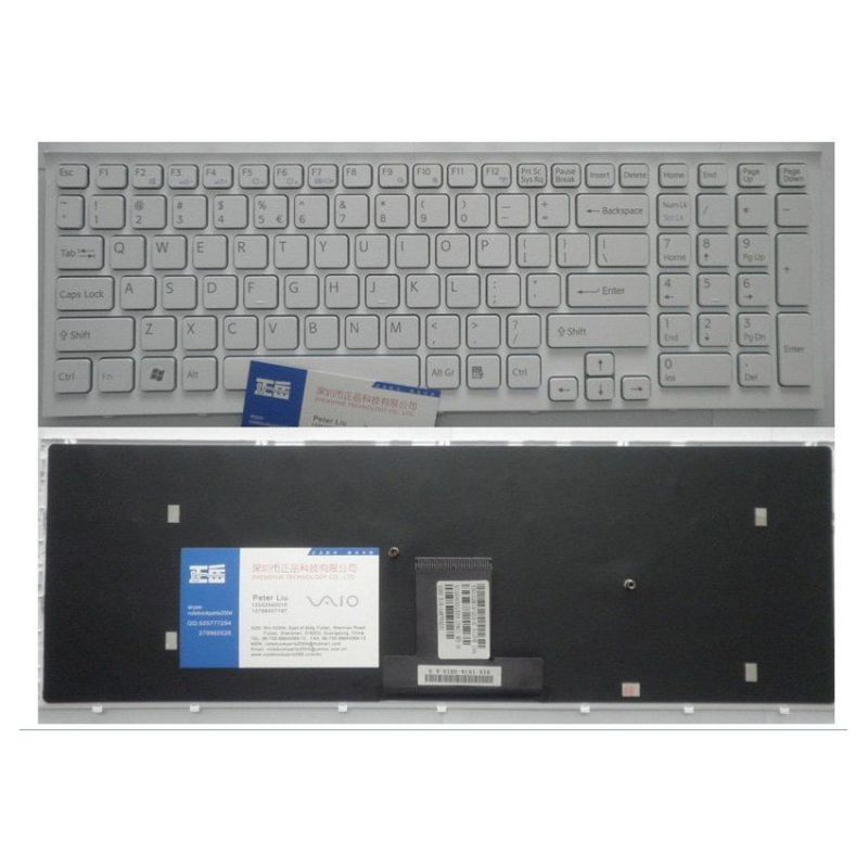 Клавиатура для Sony Vaio PCG-71211V, VPCEB2E1R, PCG 71311V (148793271, S1049000864, белая)