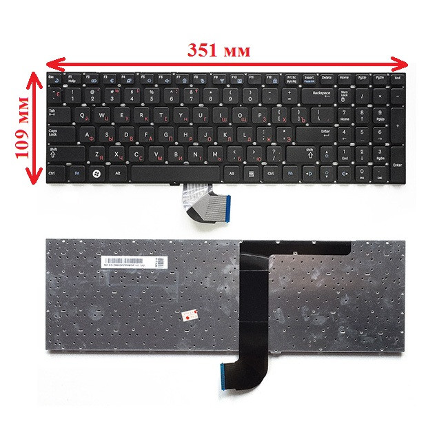 Клавиатура для Samsung RF511, NP-RC530, RF510 (BA75-03201C, 9Z.N5QSN.00R, BA59-02795C)