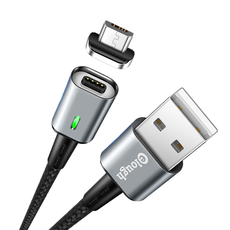 Магнитная зарядка Estar, дата кабель, Micro USB, черная