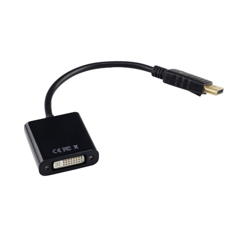 Переходник DisplayPort DVI, вид спереди