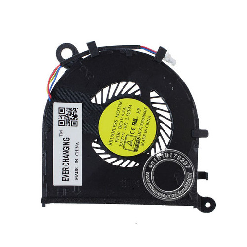 Вентилятор для Dell Inspiron XPS 13-9343, 13-9350 (DFS150505000T-FFH0, 0XHT5V, 4 pin)