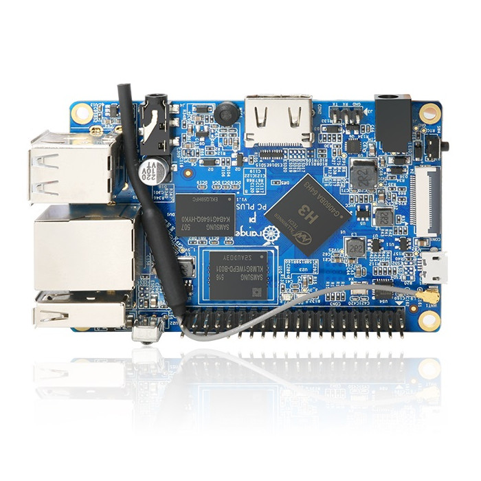 Микрокомпьютер Orange PI PC Plus, общий вид