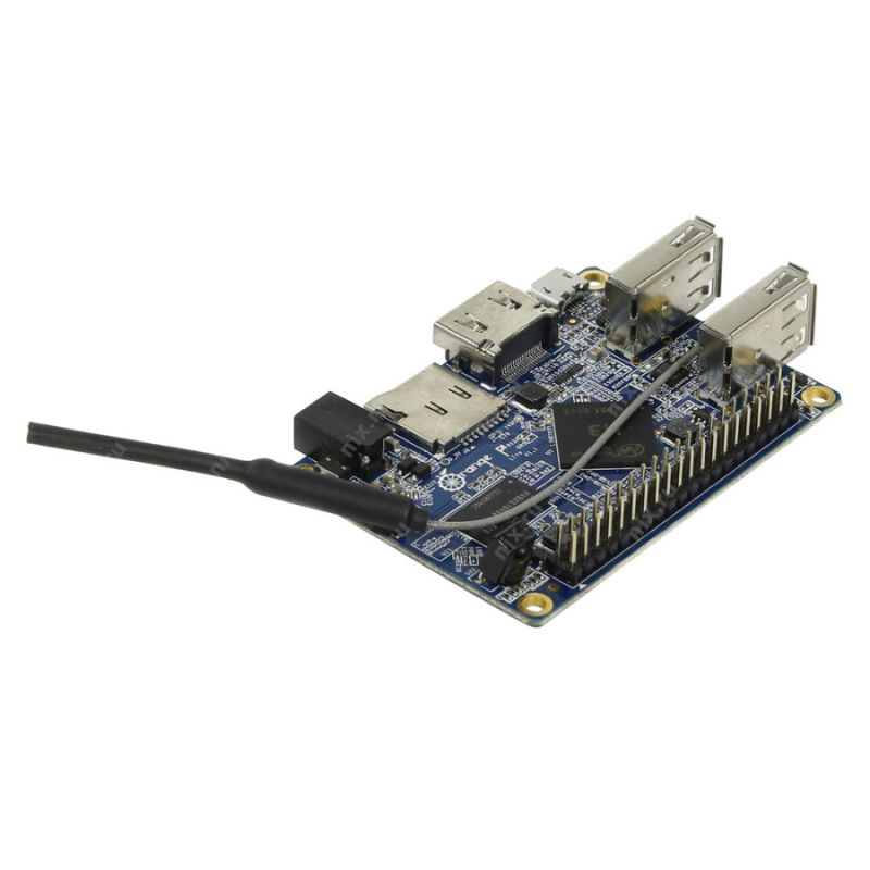 Микрокомпьютер Orange Pi Lite, вид сбоку