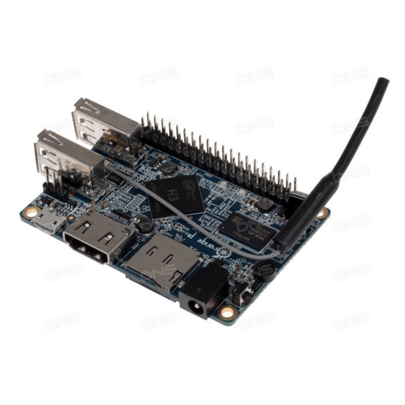 Микрокомпьютер Orange Pi Lite, вид сбоку