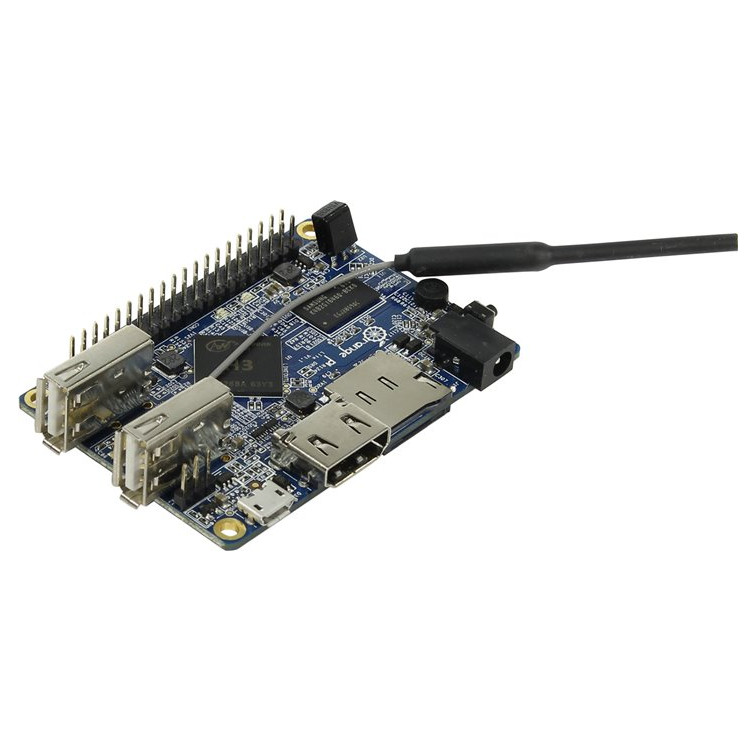 Микрокомпьютер Orange Pi Lite 2, вид сверху