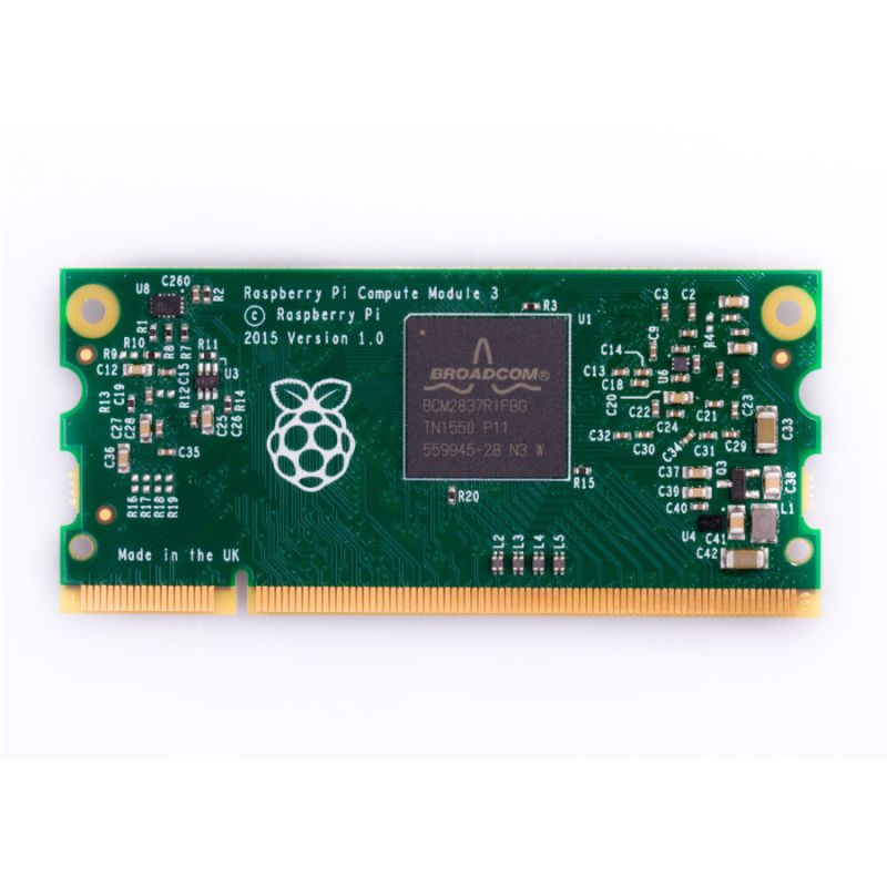 Raspberry PI Compute Module 3 Lite, вид спереди
