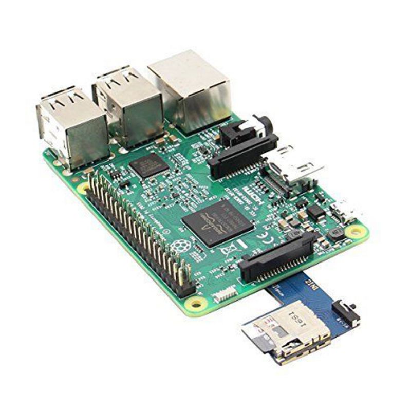 Адаптер Raspberry Card, подключение