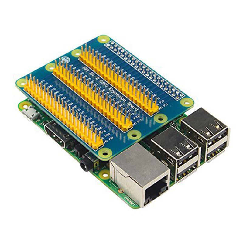Плата расширения GPIO Raspberry, подключение
