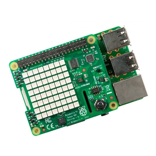 Sense Hat, подключение, вид сверху