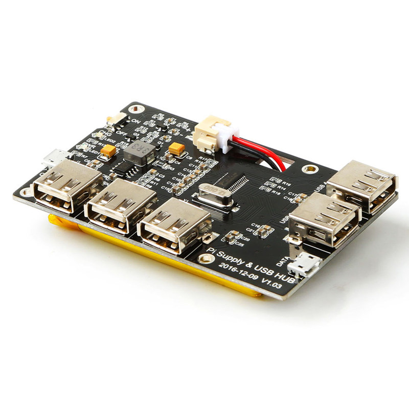 USB Hub Raspberry, вид сверху