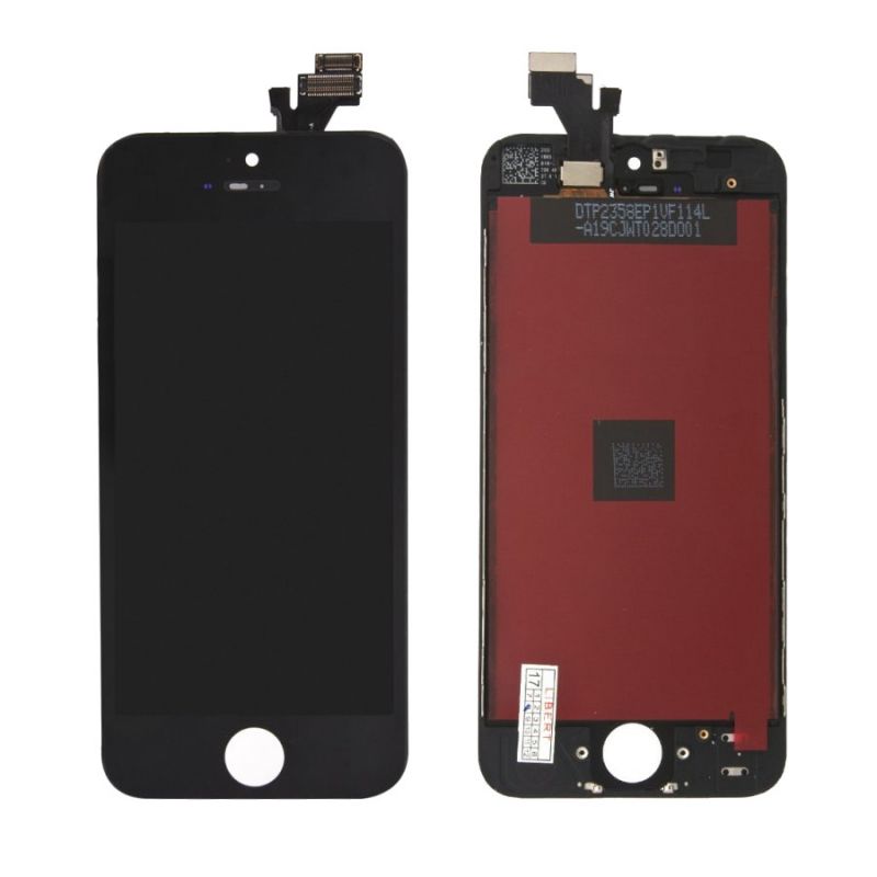 LCD дисплей для iPhone 5 матрица TianMa с тачскрином (олеофоб. покрытие), 1-я категория, AAA (черный)