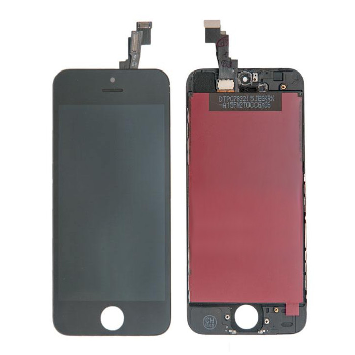 LCD дисплей для iPhone SE матрица TianMa с тачскрином (олеофоб. покрытие), 1-я категория, AAA (черный)