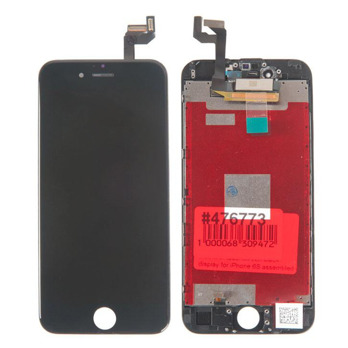 LCD дисплей для iPhone 6S матрица TianMa с тачскрином (олеофоб. покрытие), 1-я категория, AAA (черный)