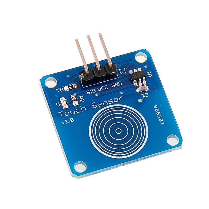 Датчик прикосновения TTP223B (сенсорная кнопка) для Arduino