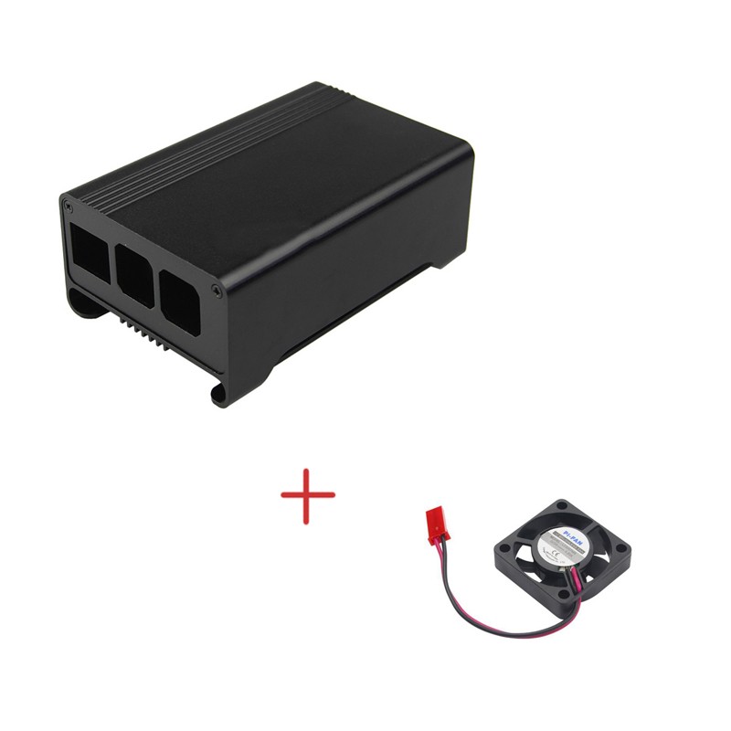 Черный металлический корпус для Raspberry Pi