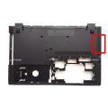 Поддон, нижний корпус для Lenovo IdeaPad B5030, B50-30, B50-45, B5045, B50-70, B50-80 (AP14K000420), D-cover. Без вентиляционных отверстий у вентилятора.