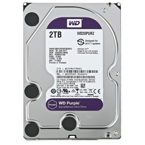 Western Digital WD Purple 2 TB, WD20PURZ, жесткий диск 3.5"