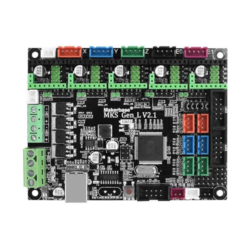 Материнская плата управления для 3D принтера MKS Gen-L V 2.1 с поддержкой A4988, DRV8825, TMC2100, LV8729