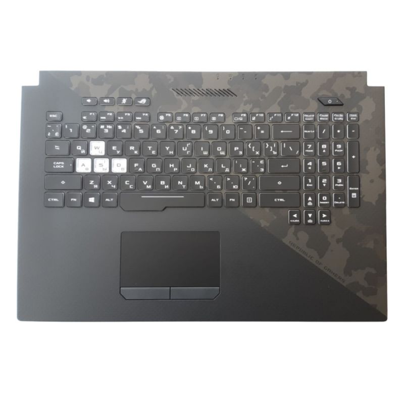 Топкейс с клавиатурой для Asus G715GV, G715GW, GL704GV, GL704GW, 90NR00M1-R31RU0
