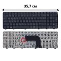 Клавиатура для HP Envy DV6, DV7, Pavilion DV6-7000, DV6-7053ER (NSK-CK0UW, V132430AS). Тип 2 - с рамкой, маленький Enter
