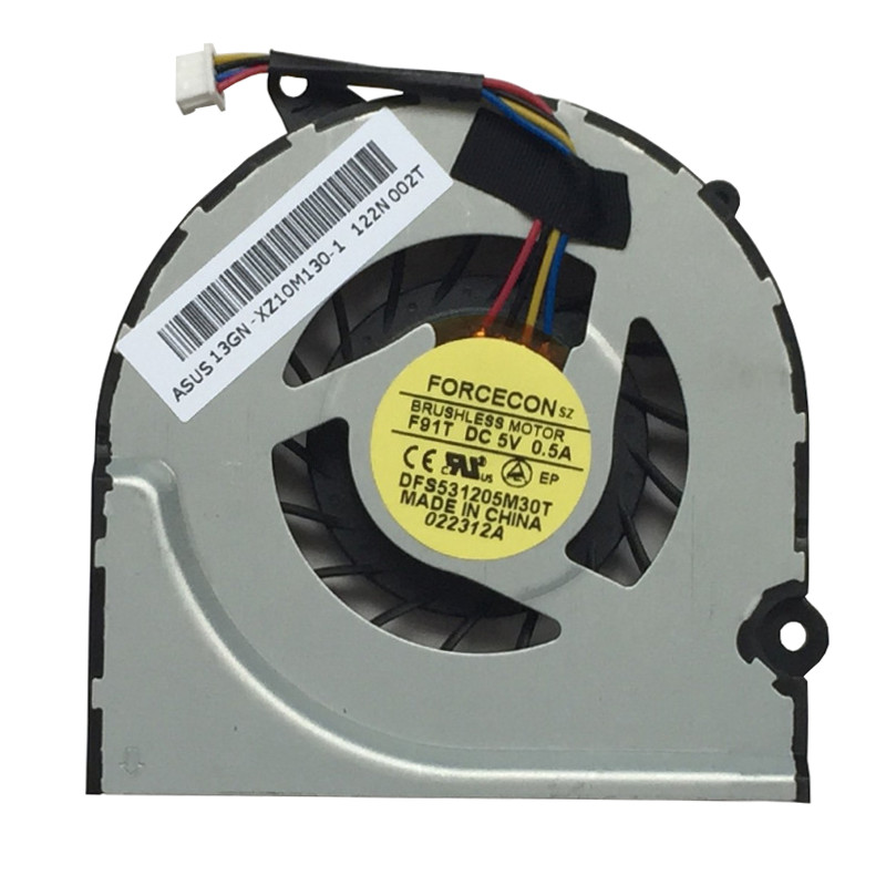 Вентилятор для Asus U30J, U30JC (13GNXZ1AM060-1), 4 pin
